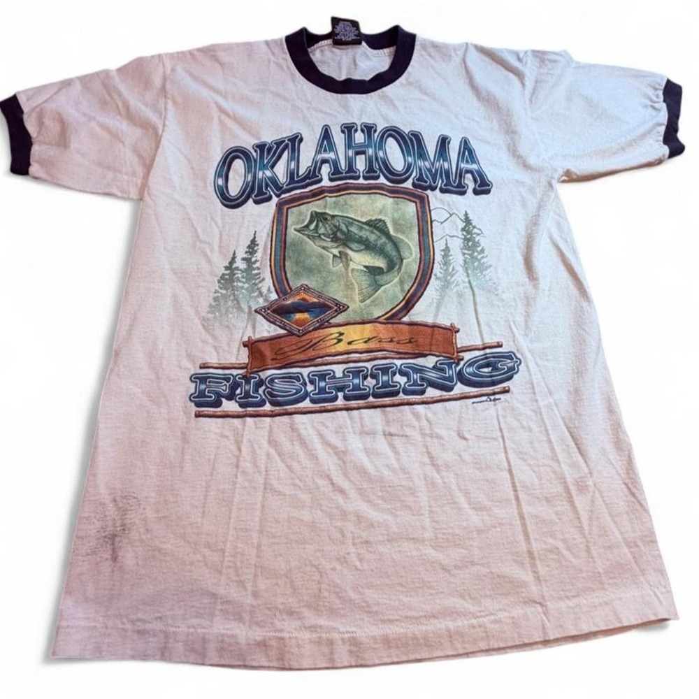 Vintage Signal Sport Oklahoma fishing single stitch T-Shirt